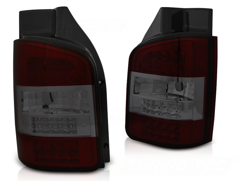 LED-BAKLYKTOR RÖD/TONAD TILL VW T5 2003-2009 TRANSPORTER