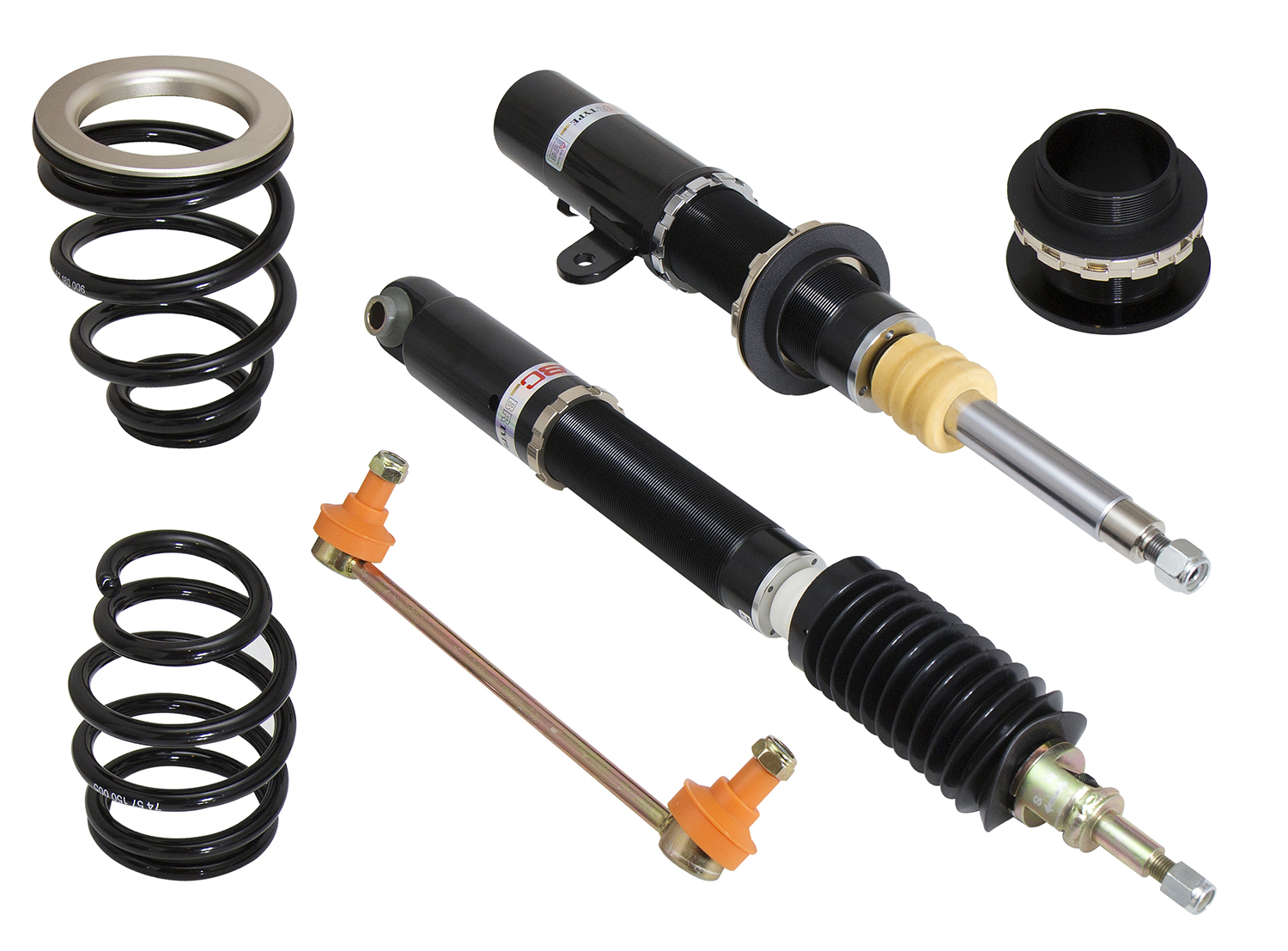 BC RACING BR RN COILOVER KIT FOR MINI COOPER (NO DDC) (FWD) F56 F55 2014–2023 - 7