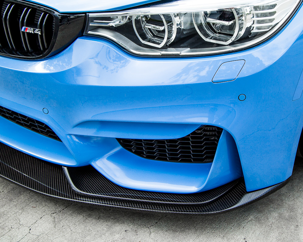 AGENCY POWER AEROFORM CARBON FIBER 3 PIECE FRONT LIP BMW F82 F80 M4 M3 15-16 - 5