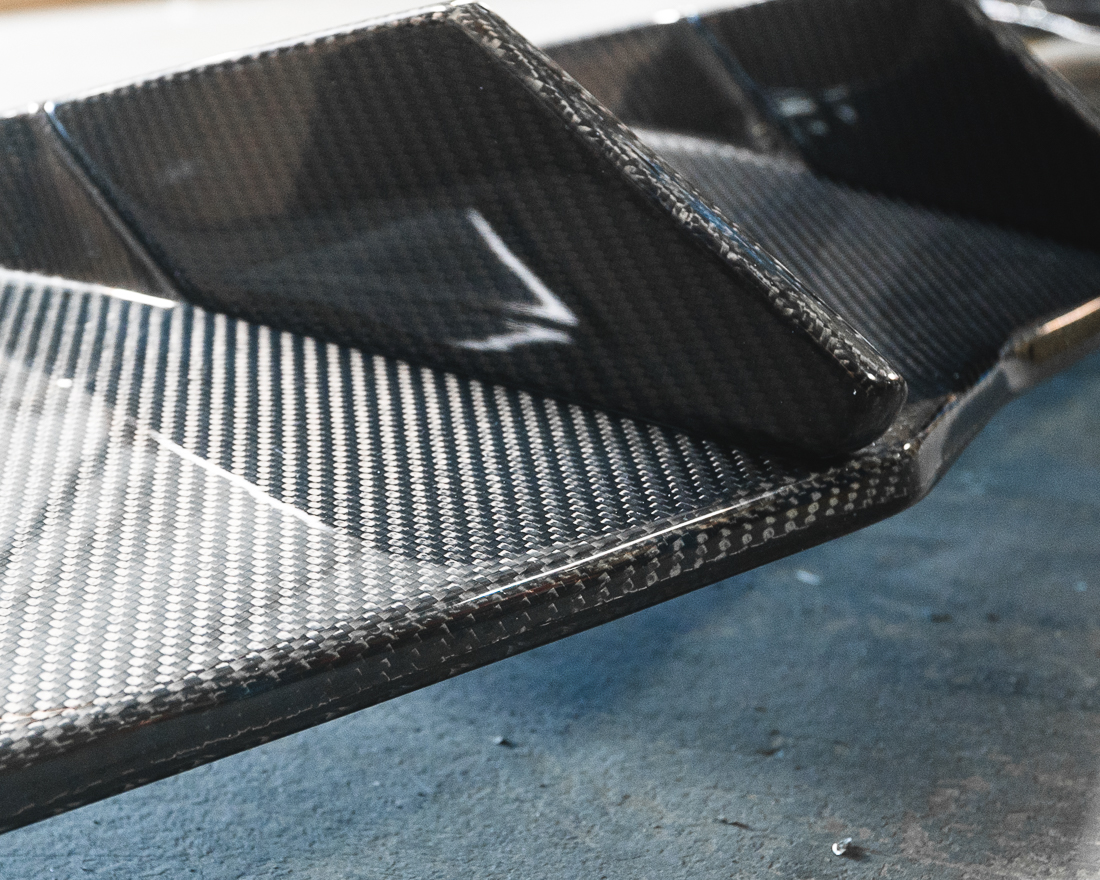 AGENCY POWER CARBON FIBER REAR DIFFUSER LAMBORGHINI HURACAN LP-610 15-16 - 2