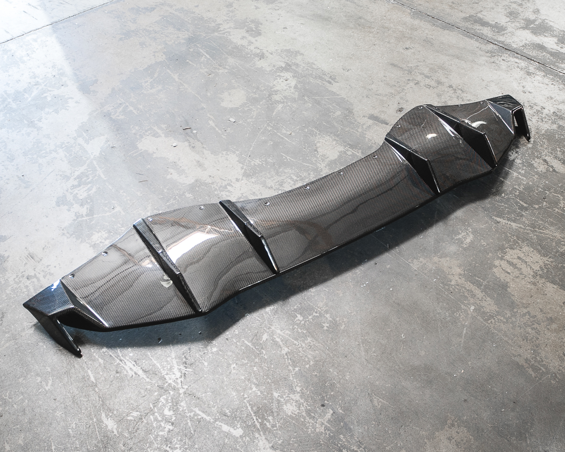 AGENCY POWER CARBON FIBER REAR DIFFUSER LAMBORGHINI HURACAN LP-610 15-16 - 3