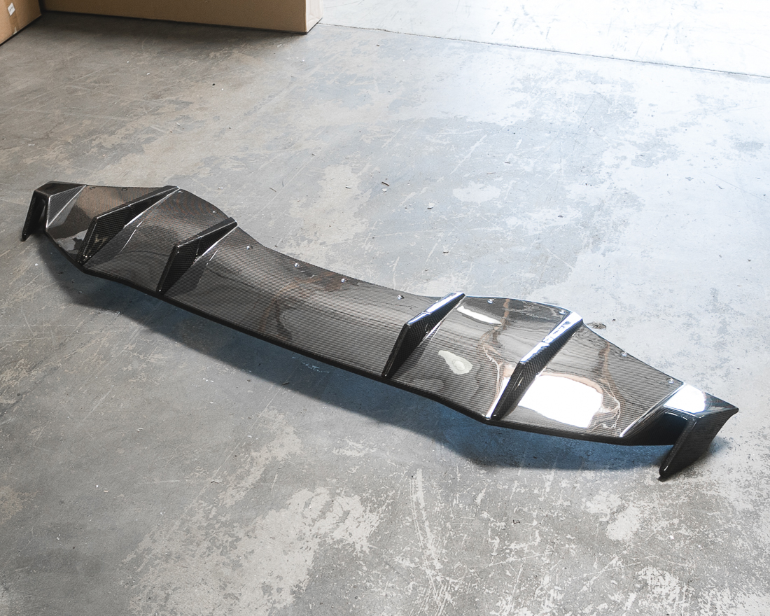 AGENCY POWER CARBON FIBER REAR DIFFUSER LAMBORGHINI HURACAN LP-610 15-16 - 4