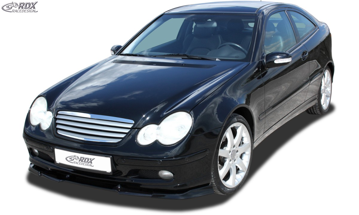 FRONT SPOILER VARIO-X MERCEDES CLC-CLASS CL203 (-2004) FRONT LIP SPLITTER - 2