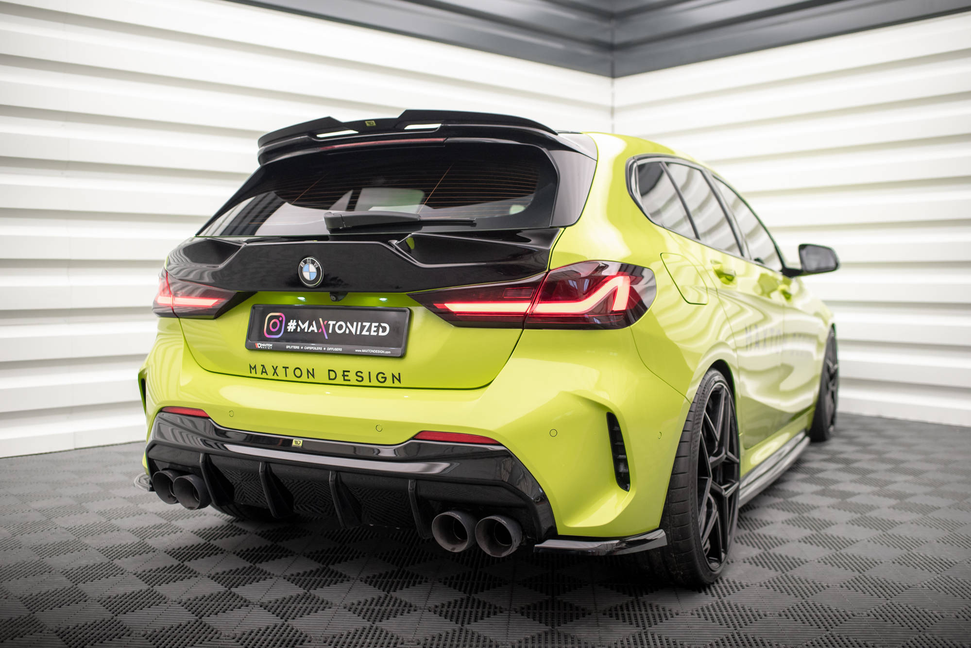 Spoiler CAP V.3 BMW 1 M135i / 128ti / M-Pack F40 - 3