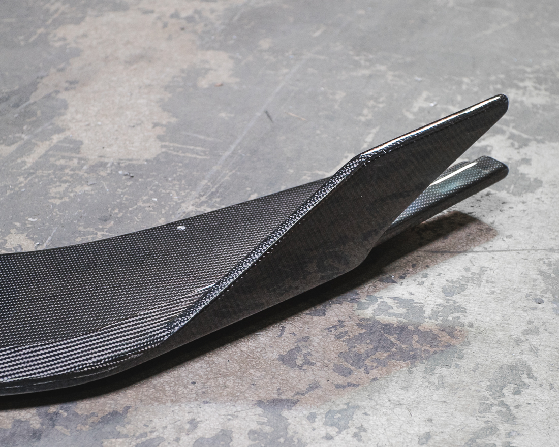 AGENCY POWER CARBON FIBER FRONT LIP LAMBORGHINI HURACAN LP-610 15-16