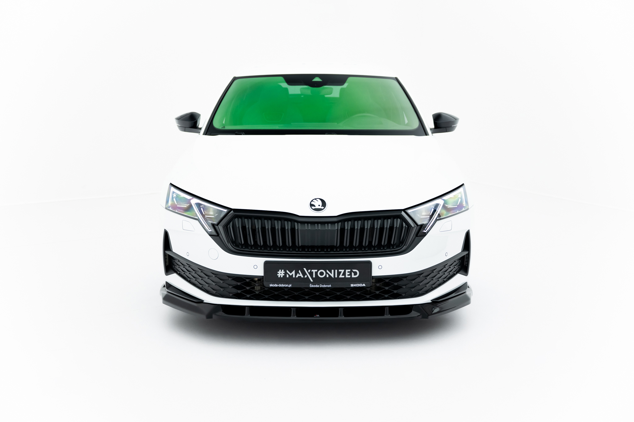 FRONT SPLITTER SUITABLE FOR SKODA OCTAVIA SPORTLINE LIFTBACK / COMBI MK4 FACELIFT – MAXTON DESIGN - 2