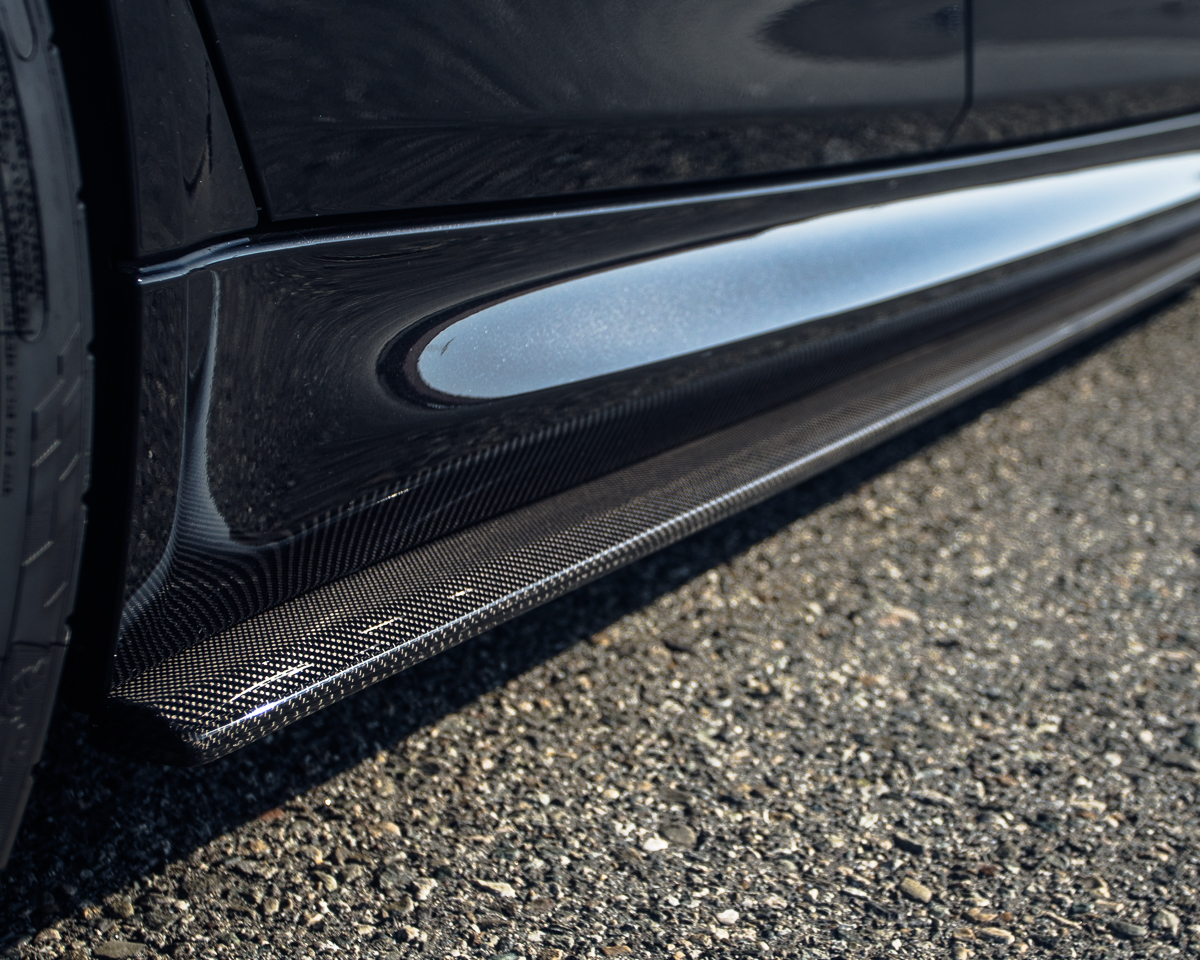 AGENCY POWER AEROFORM CARBON FIBER SIDE SKIRT EXTENSIONS BMW F82 F80 M4 M3 2015-2016 - 2