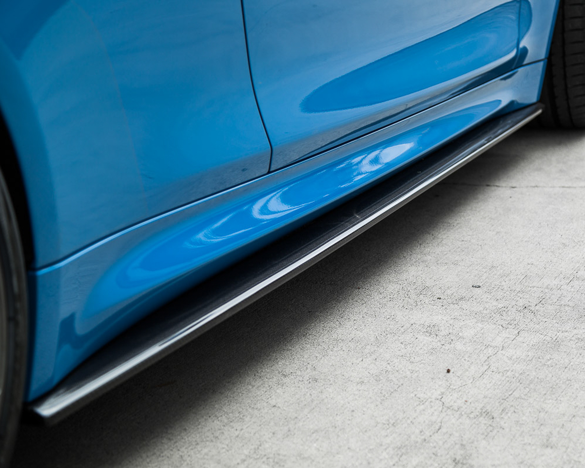 AGENCY POWER AEROFORM CARBON FIBER SIDE SKIRT EXTENSIONS BMW F82 F80 M4 M3 2015-2016 - 5