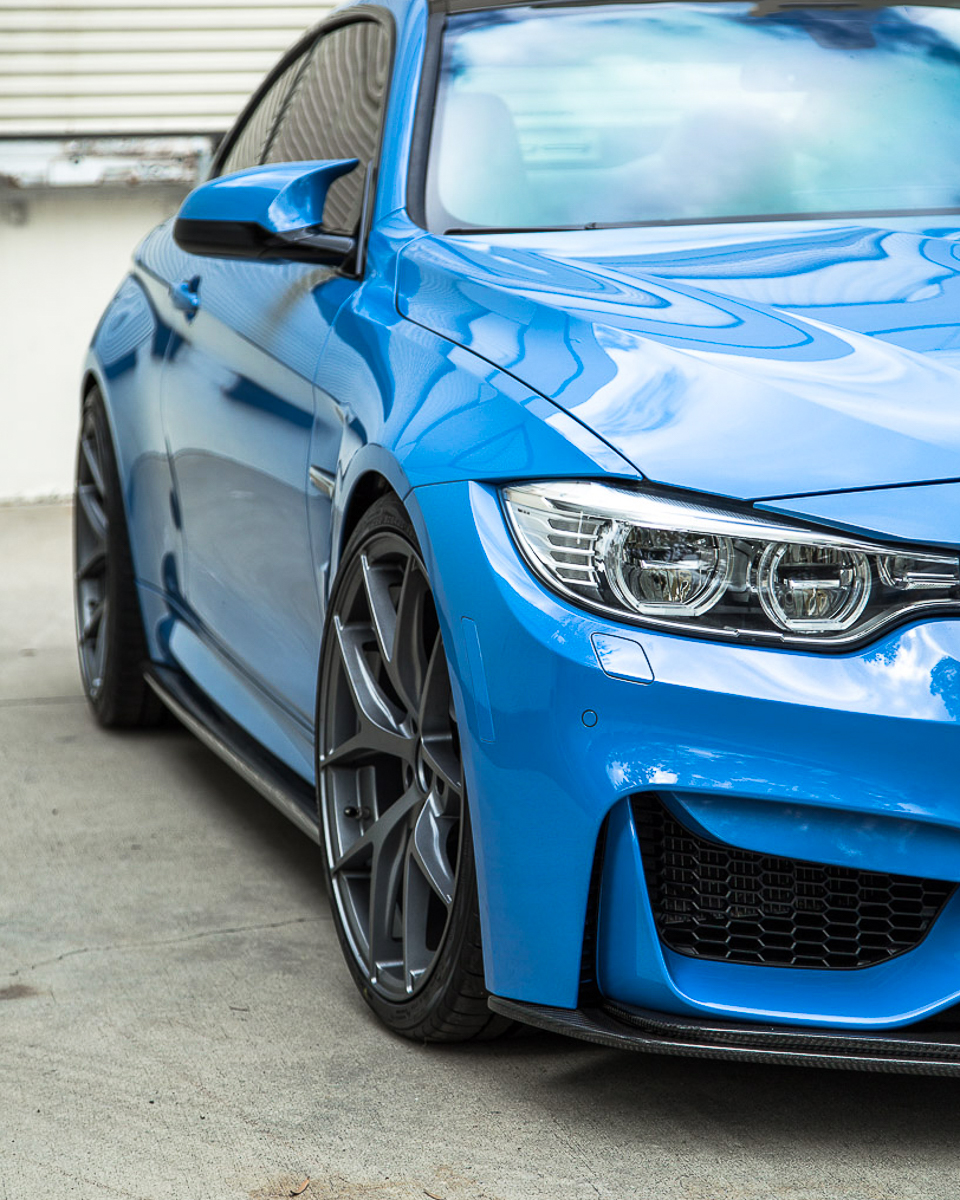 AGENCY POWER AEROFORM CARBON FIBER SIDE SKIRT EXTENSIONS BMW F82 F80 M4 M3 2015-2016