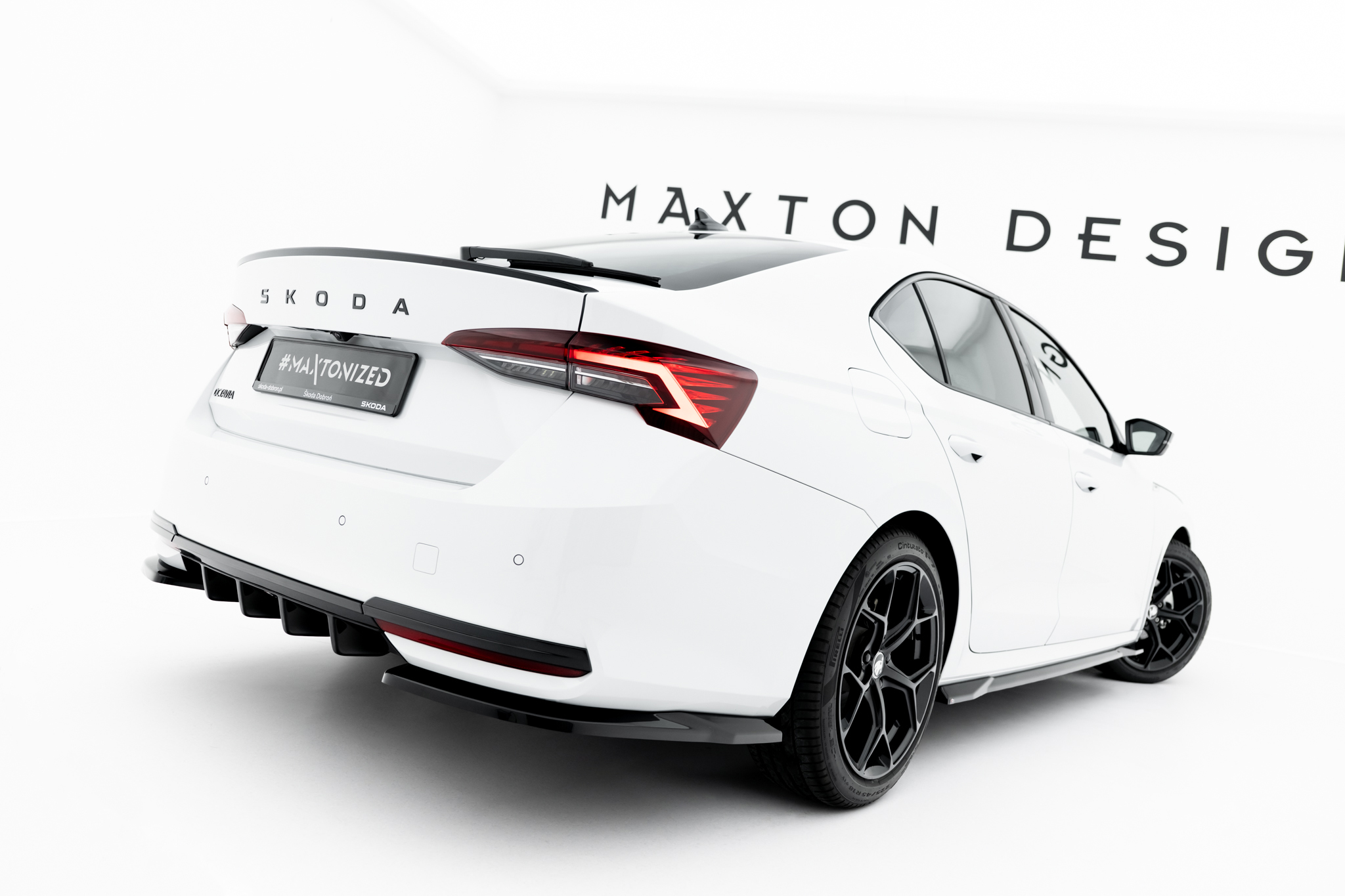 REAR VALANCE SUITABLE FOR SKODA OCTAVIA SPORTLINE LIFTBACK / COMBI MK4 FACELIFT – MAXTON DESIGN - 5