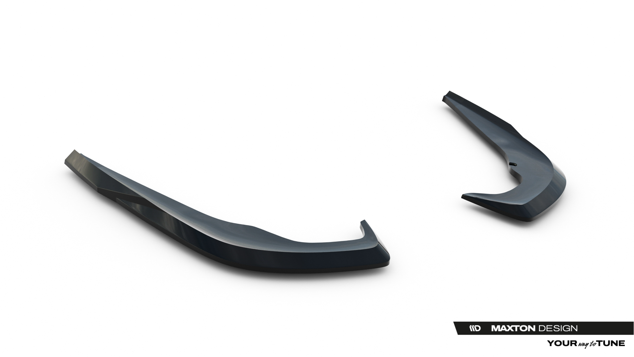 REAR SIDE SPLITTERS SUITABLE FOR SKODA OCTAVIA LIFTBACK / COMBI MK4 FACELIFT – MAXTON DESIGN - 4