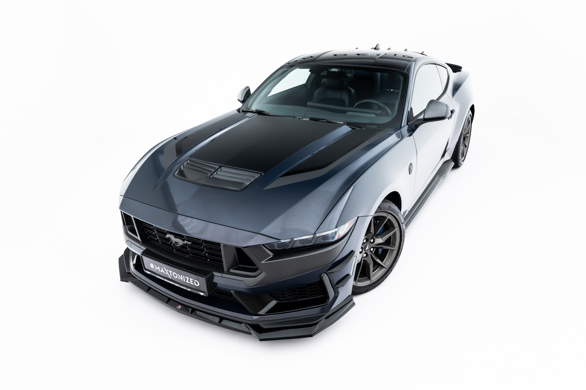 FRONT SPLITTER V.1 SUITABLE FOR FORD MUSTANG DARK HORSE MK7 – MAXTON DESIGN - 4