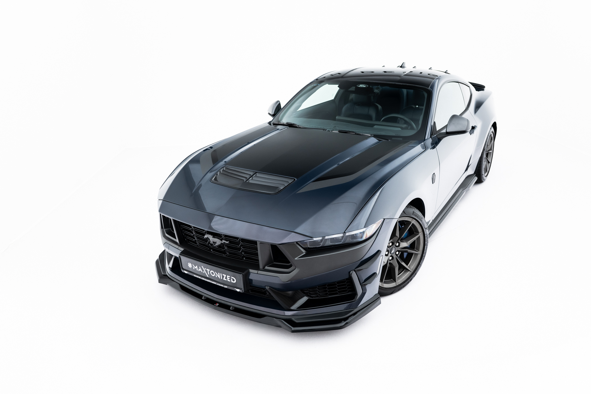 FRONT SPLITTER V.2 SUITABLE FOR FORD MUSTANG DARK HORSE MK7 – MAXTON DESIGN - 3