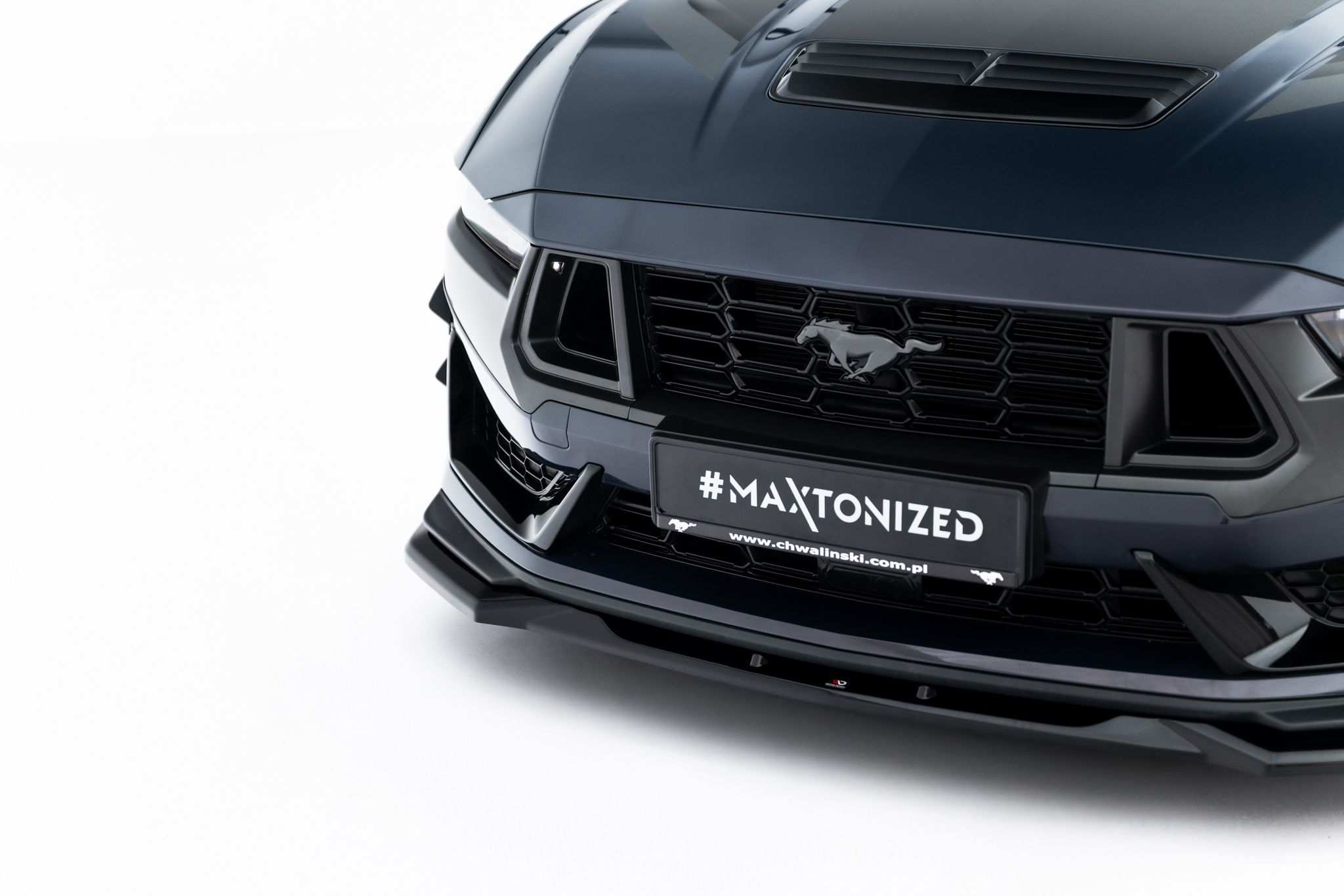 FRONT SPLITTER V.2 SUITABLE FOR FORD MUSTANG DARK HORSE MK7 – MAXTON DESIGN - 2
