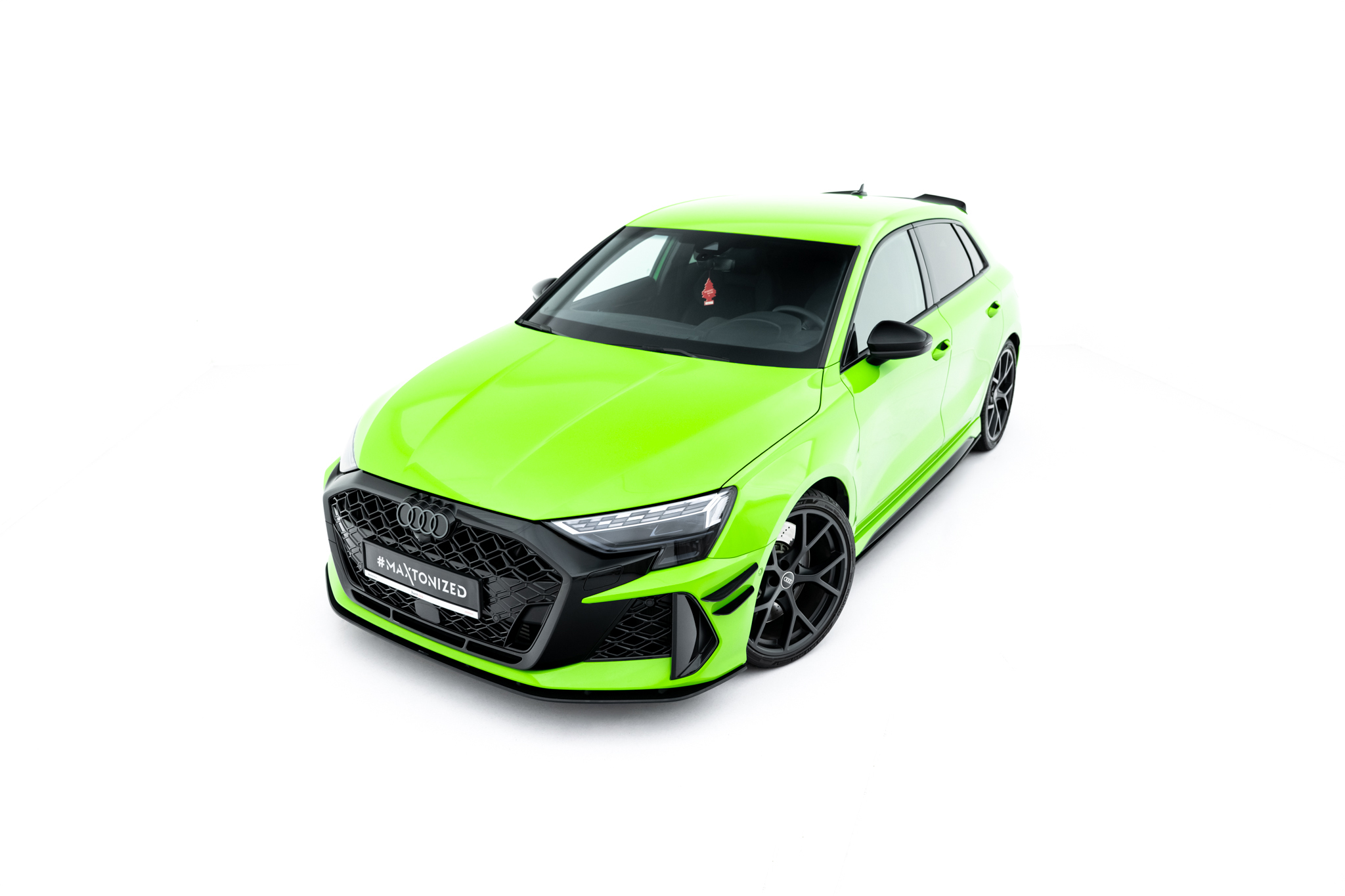 STREET PRO FRONT SPLITTER SUITABLE FOR AUDI RS3 SPORTBACK 8Y FACELIFT – MAXTON DESIGN - 3