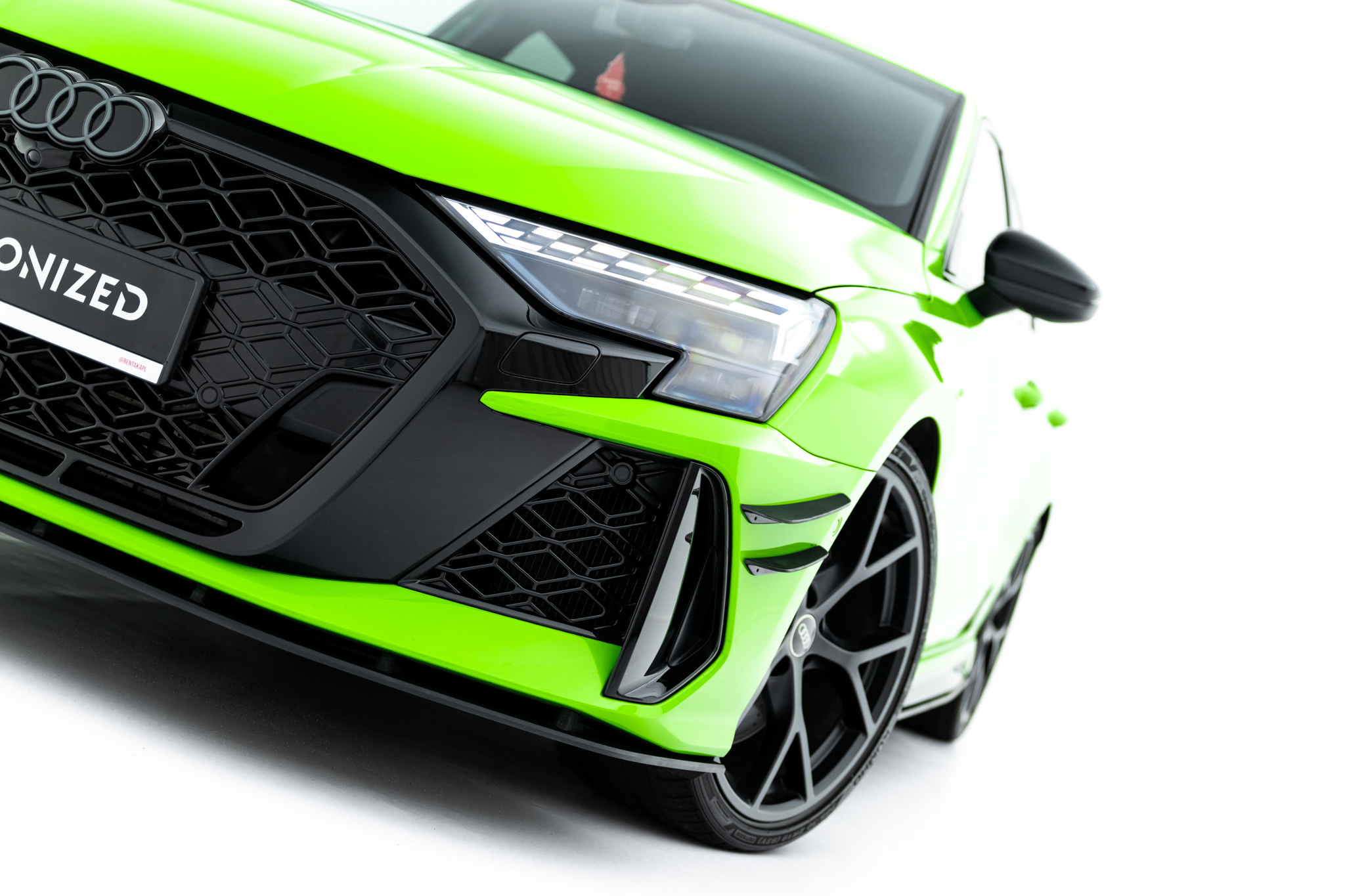 STREET PRO FRONT SPLITTER SUITABLE FOR AUDI RS3 SPORTBACK 8Y FACELIFT – MAXTON DESIGN - 8