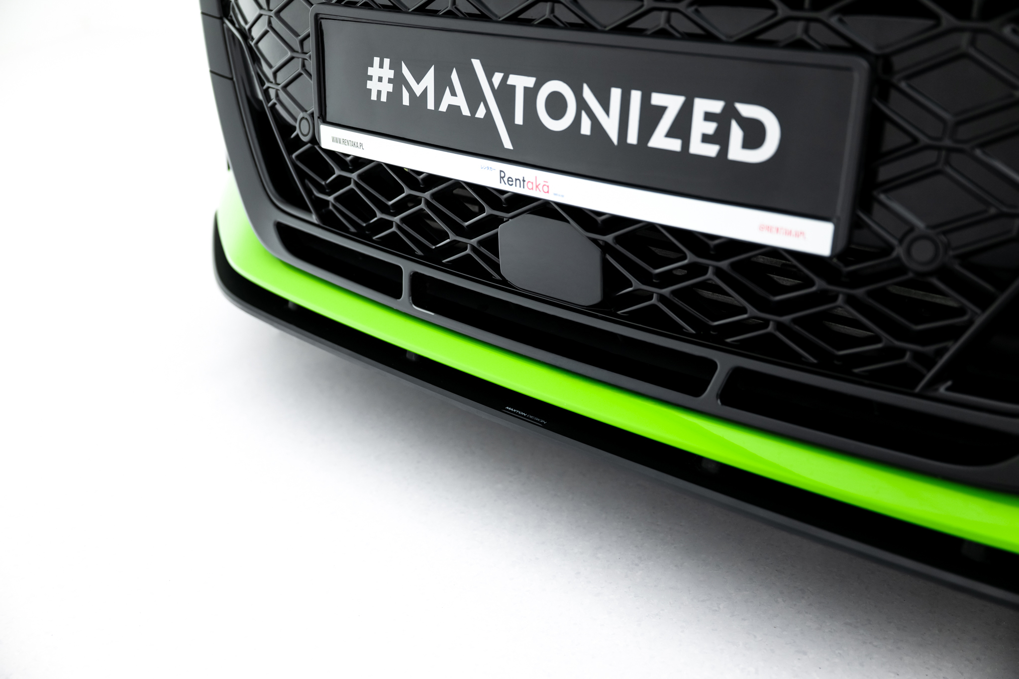 STREET PRO FRONT SPLITTER SUITABLE FOR AUDI RS3 SPORTBACK 8Y FACELIFT – MAXTON DESIGN - 2