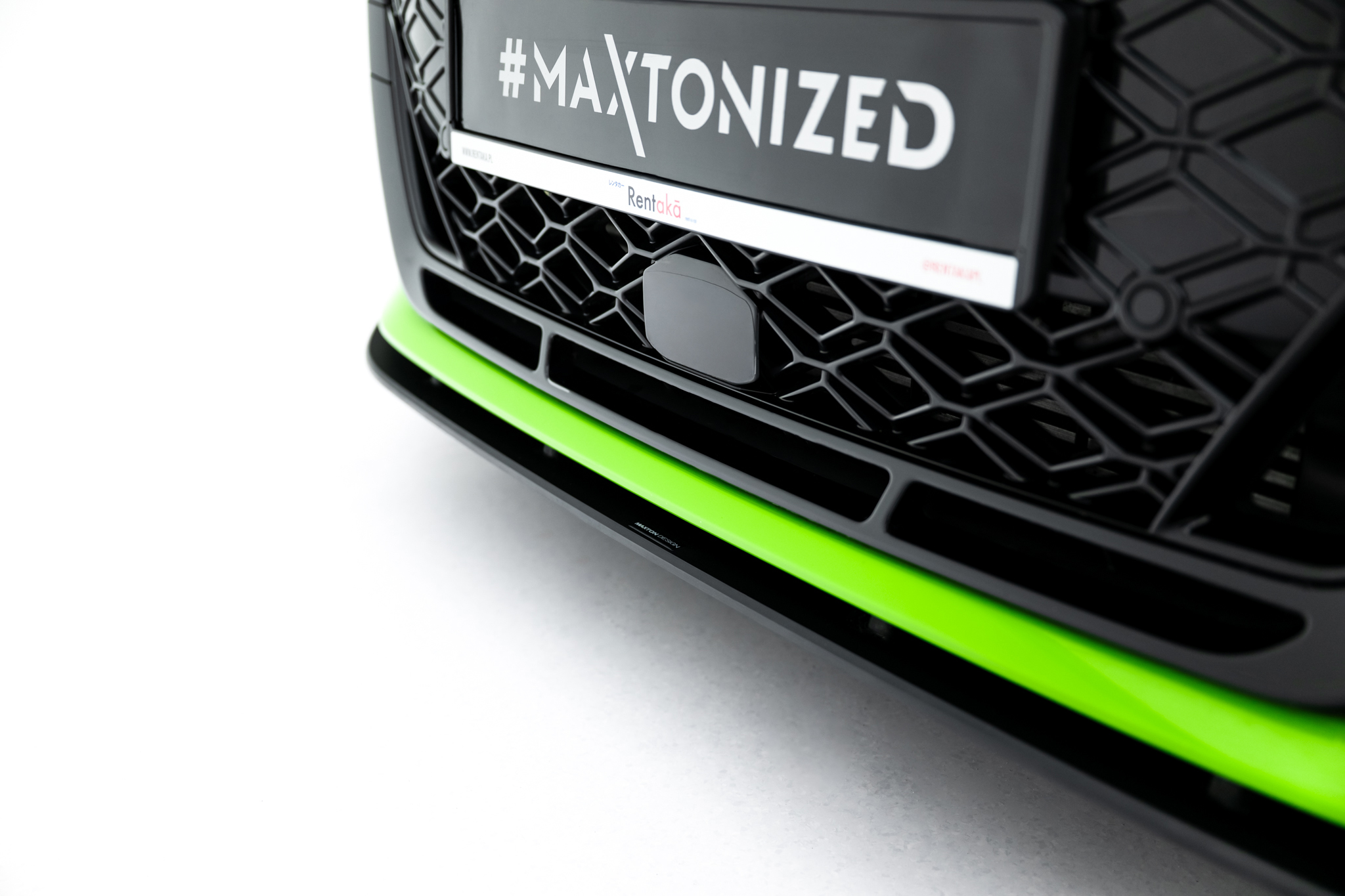 STREET PRO FRONT SPLITTER + FLAPS SUITABLE FOR AUDI RS3 SPORTBACK 8Y FACELIFT – MAXTON DESIGN - 9
