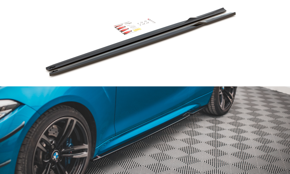 Side Skirts Diffusers V.2 Bmw M2 F87 (2016-2020)