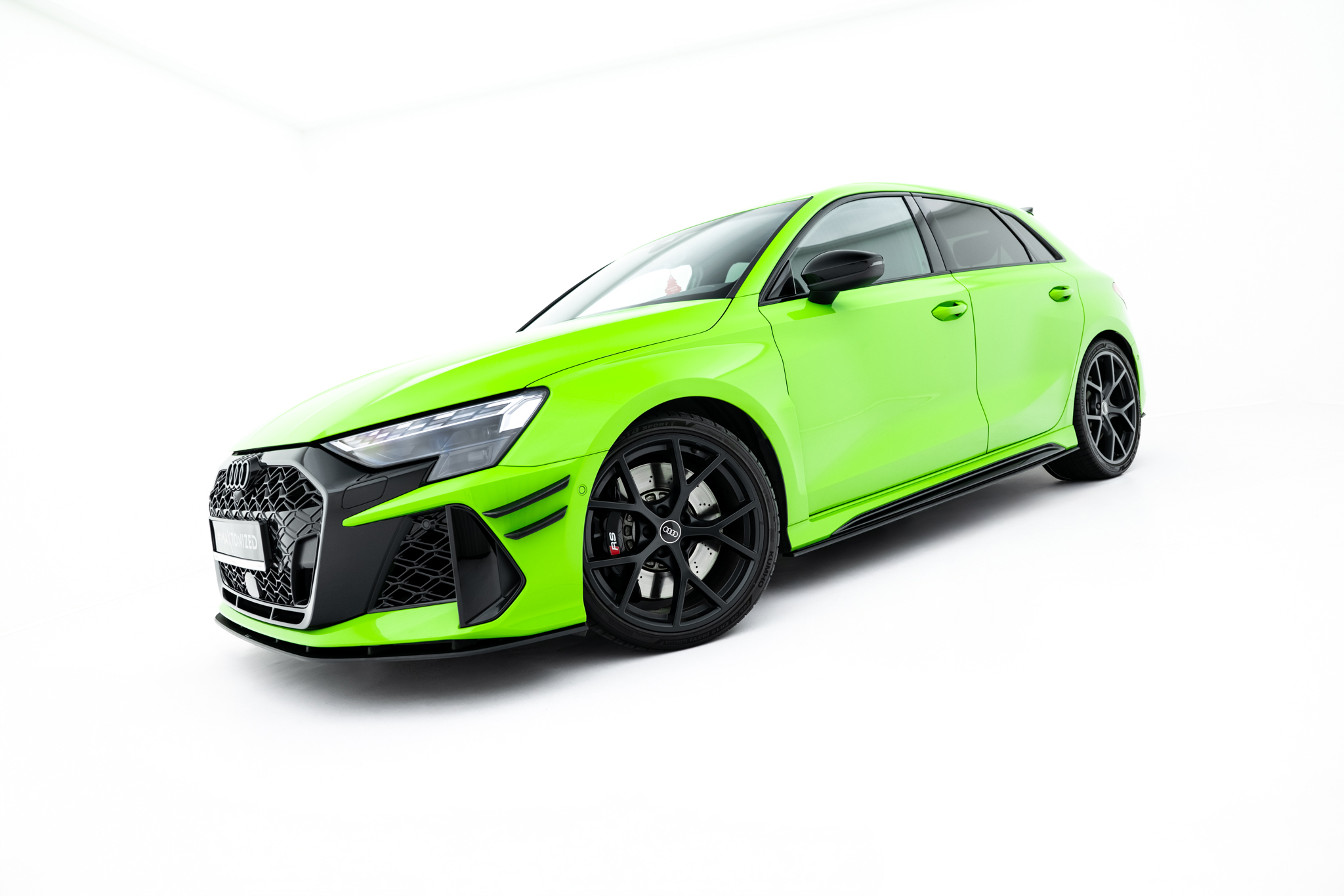 STREET PRO SIDE SKIRTS DIFFUSERS SUITABLE FOR AUDI RS3 SPORTBACK 8Y FACELIFT – MAXTON DESIGN - 3