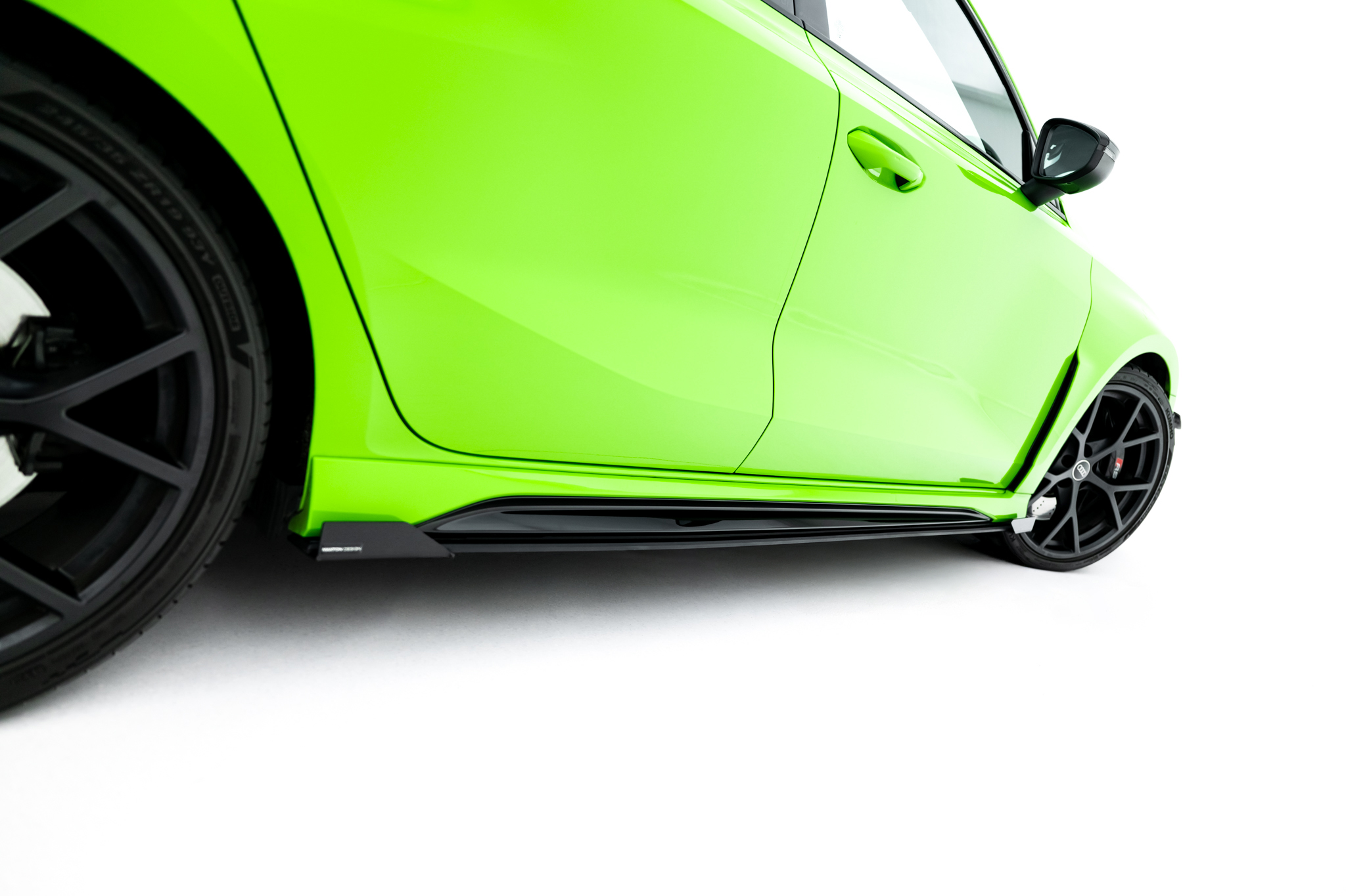STREET PRO SIDE SKIRTS DIFFUSERS + FLAPS SUITABLE FOR AUDI RS3 SPORTBACK 8Y FACELIFT – MAXTON DESIGN - 2