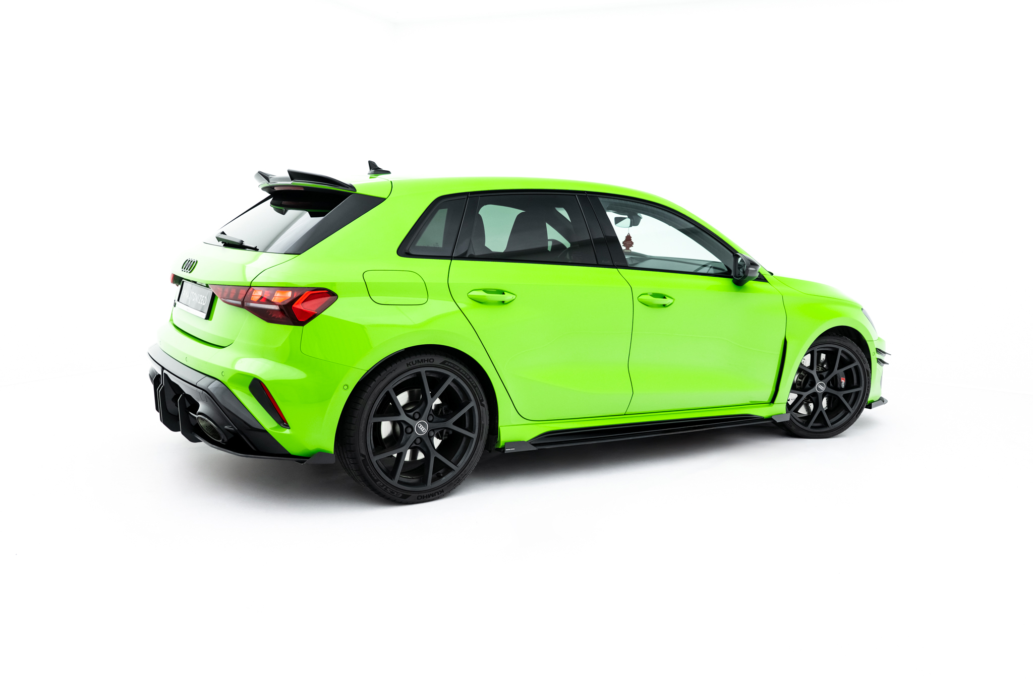STREET PRO SIDE SKIRTS DIFFUSERS + FLAPS SUITABLE FOR AUDI RS3 SPORTBACK 8Y FACELIFT – MAXTON DESIGN - 4