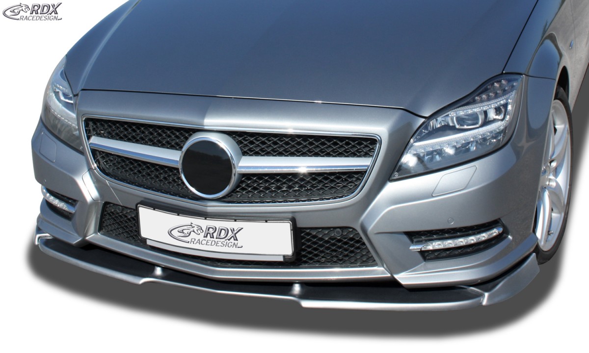 FRONT SPOILER VARIO-X MERCEDES CLS-CLASS C218 -08/2014 FOR CARS WITH AMG-STYLING FRONTBUMPER) FRONT LIP SPLITTER
