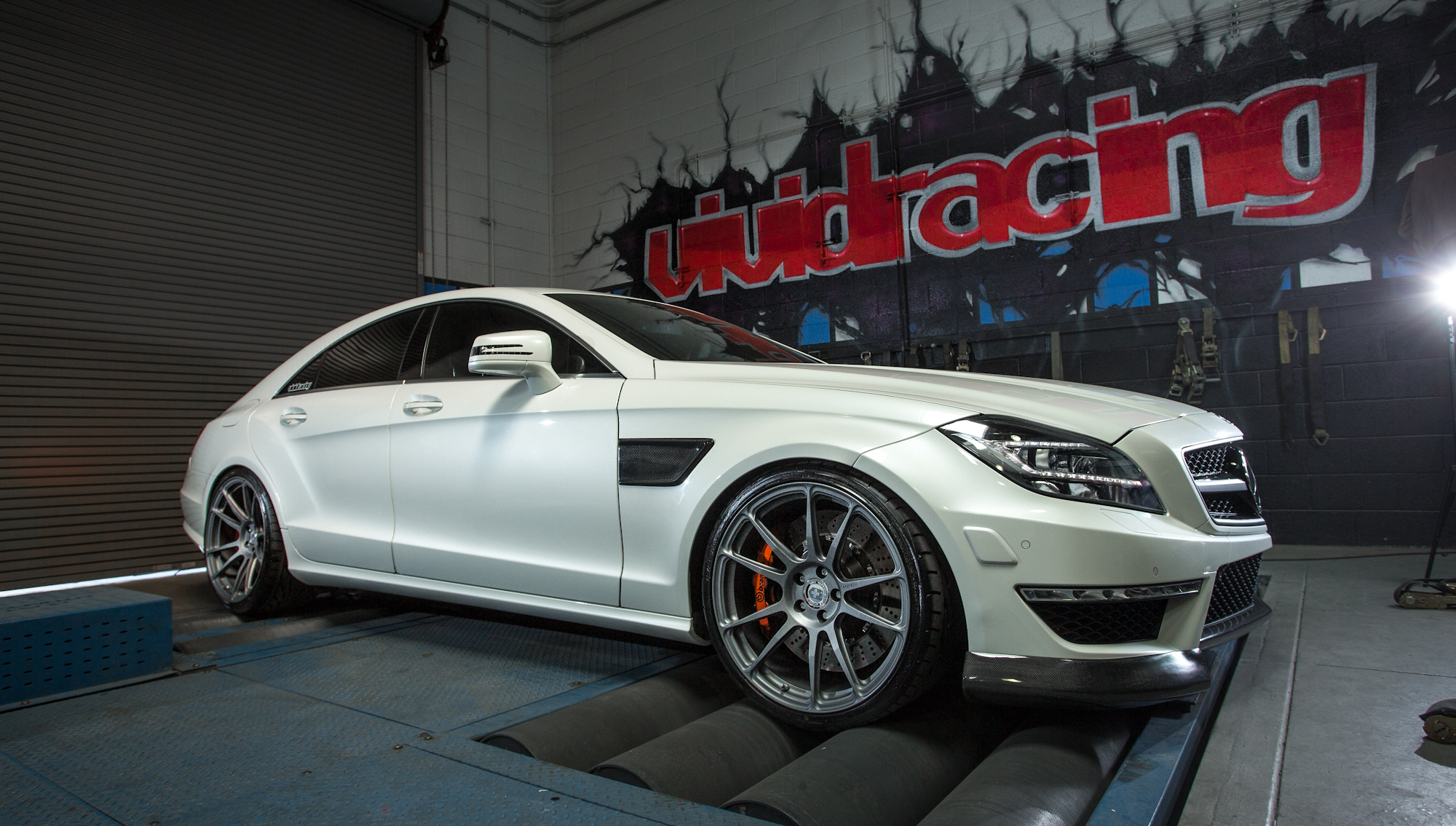 AGENCY POWER KOLFIBER FRÄMRE STÖTFÅNGARE LÄPP MERCEDES-BENZ CLS63 12-13