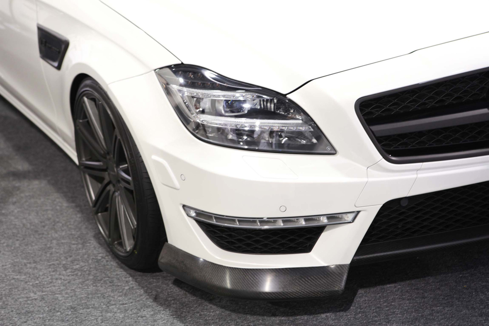 AGENCY POWER KOLFIBER FRÄMRE STÖTFÅNGARE LÄPP MERCEDES-BENZ CLS63 12-13 - 2