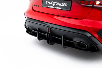 STREET PRO REAR DIFFUSER SUITABLE FOR AUDI RS3 SEDAN 8Y FACELIFT – MAXTON DESIGN
