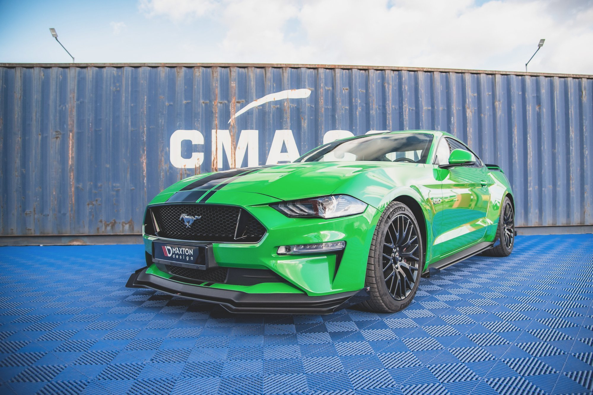 FRONT FLAPS FLAPS SUITABLE FOR FORD MUSTANG GT MK6 FACELIFT – MAXTON DESIGN