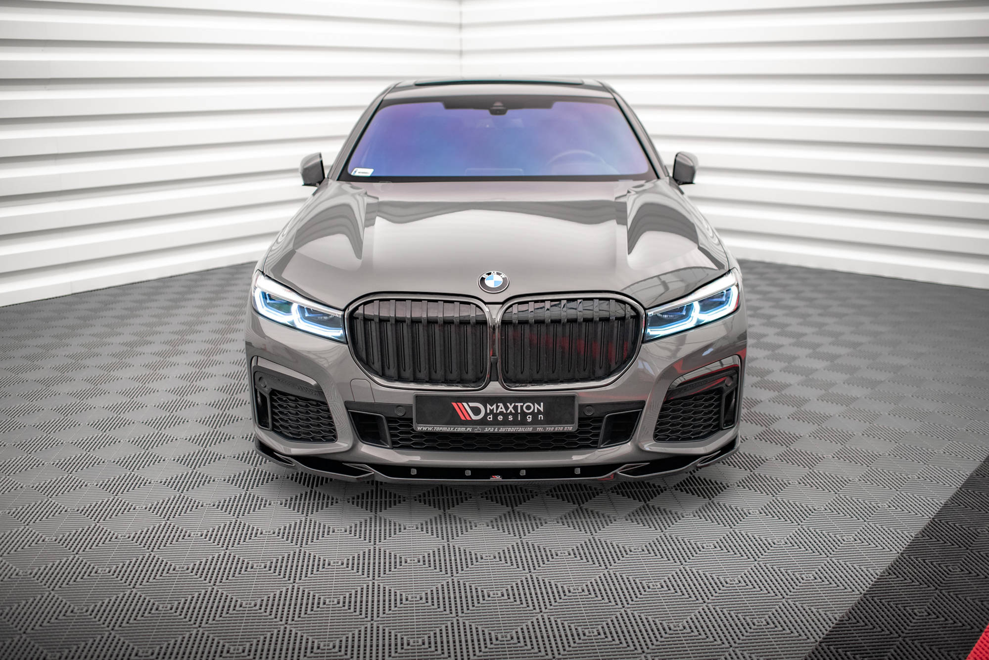 Front Splitter V.2 Bmw 7 G11 M-pack Facelift (2019-) - 2