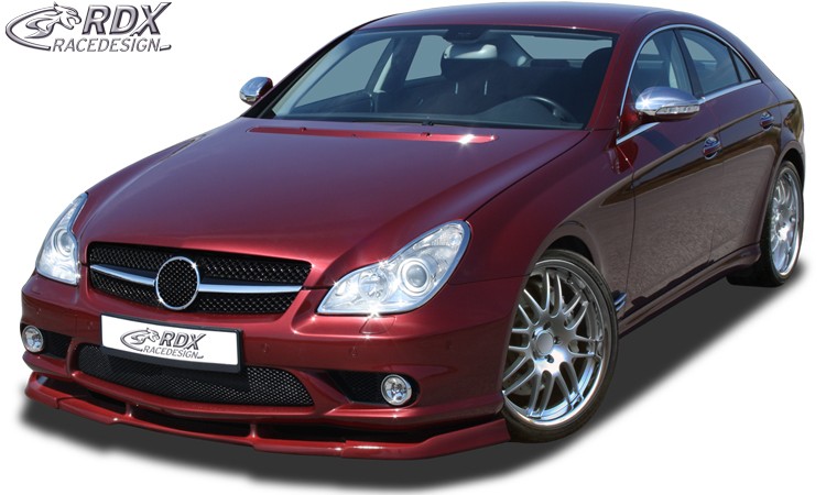 FRONT SPOILER VARIO-X MERCEDES CLS-CLASS C219 AMG (FIT FOR AMG AND CARS WITH AMG FRONTBUMPER) FRONT LIP SPLITTER - 2