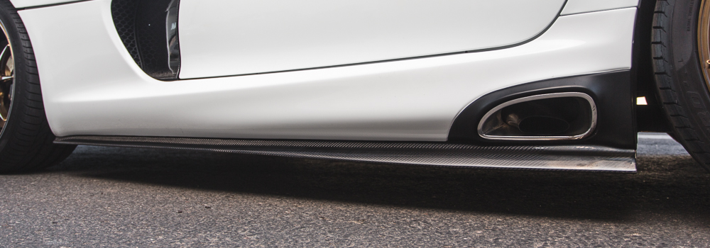 AGENCY POWER CARBON FIBER SIDE SKIRTS FT STYLE SRT VIPER 2013+ - 4