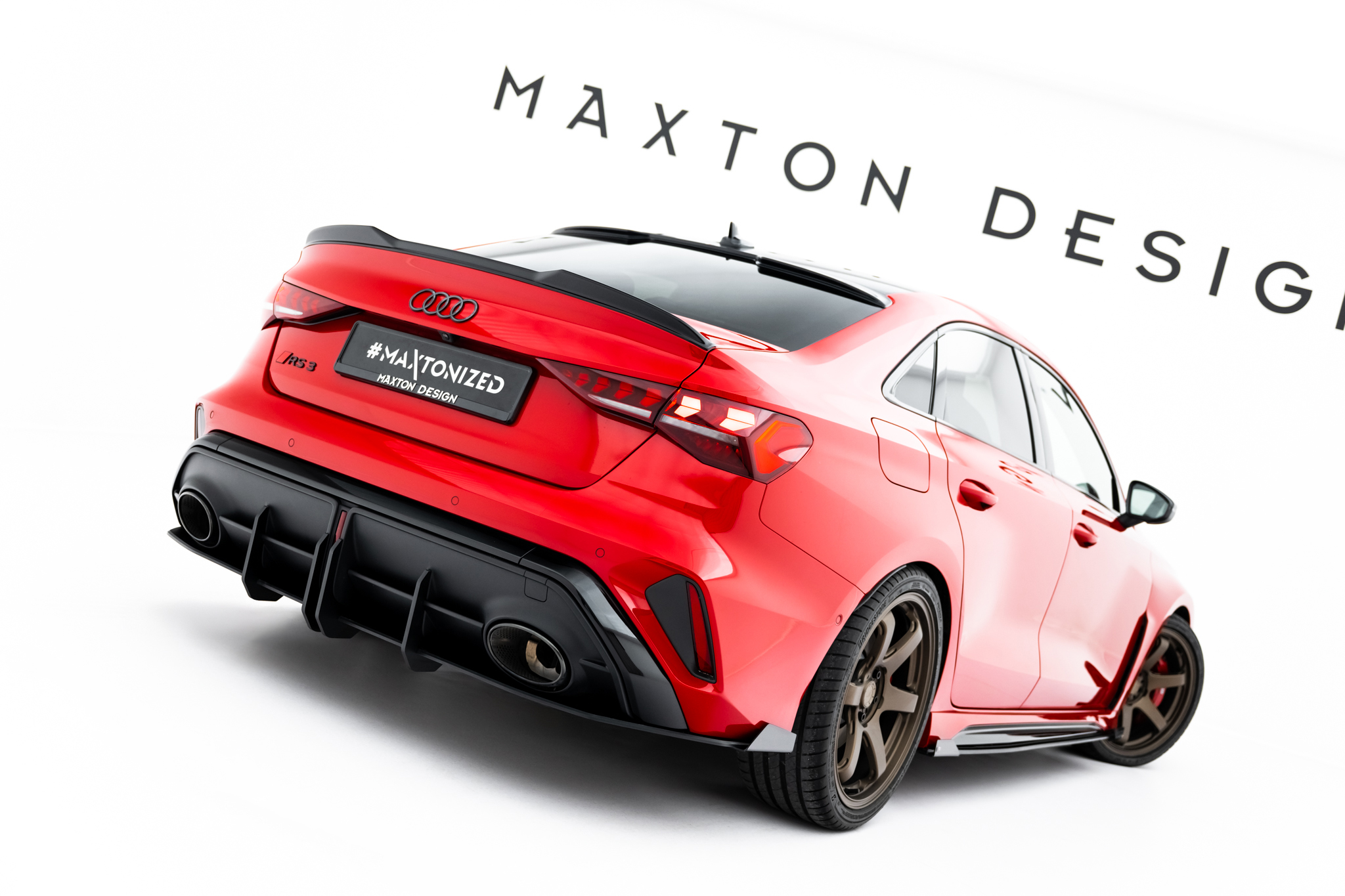 REAR SIDE FLAPS SUITABLE FOR AUDI RS3 SEDAN 8Y FACELIFT – MAXTON DESIGN - 3