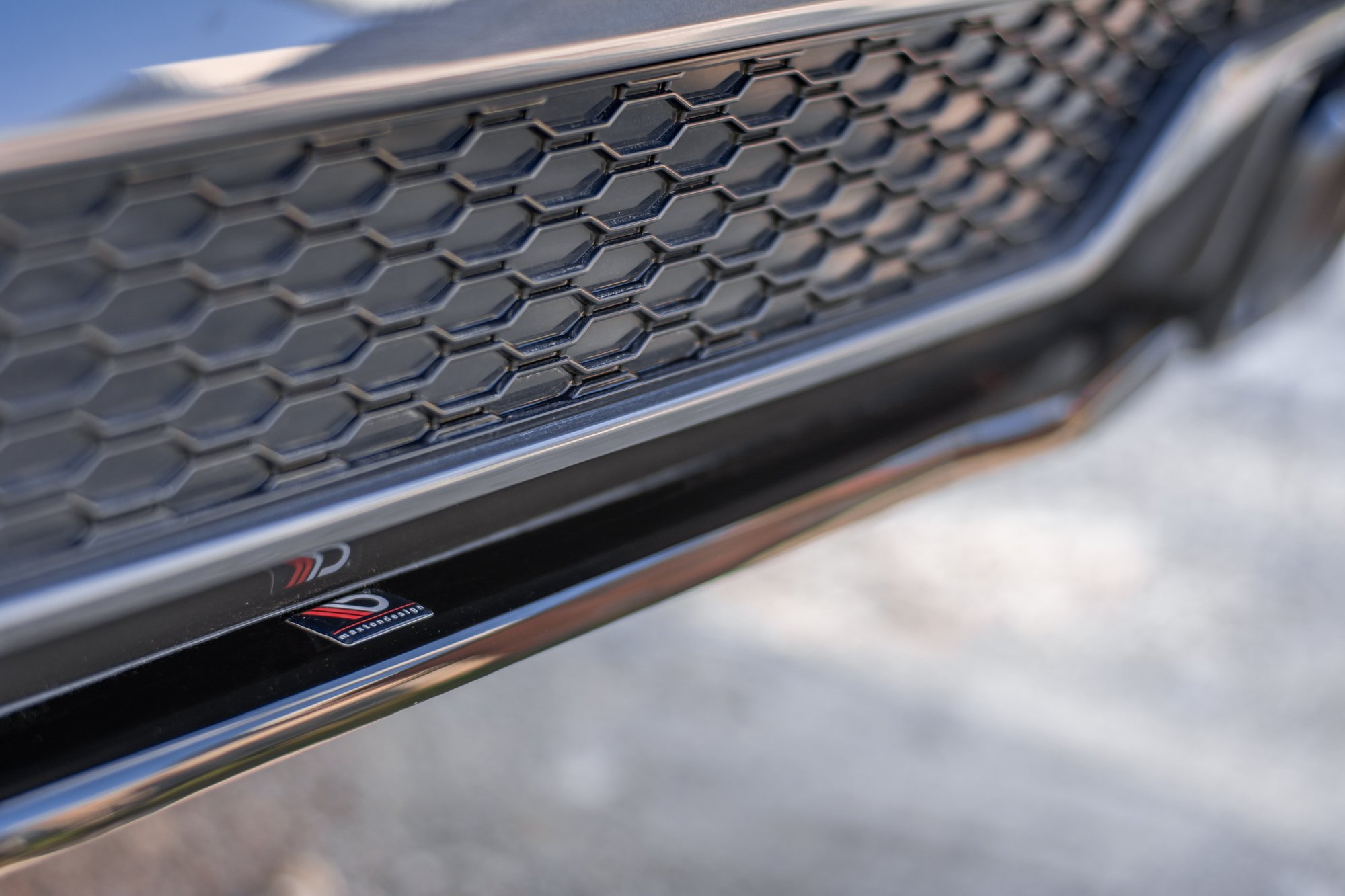 Central Rear Splitter BMW X4 M40i G02 - 3