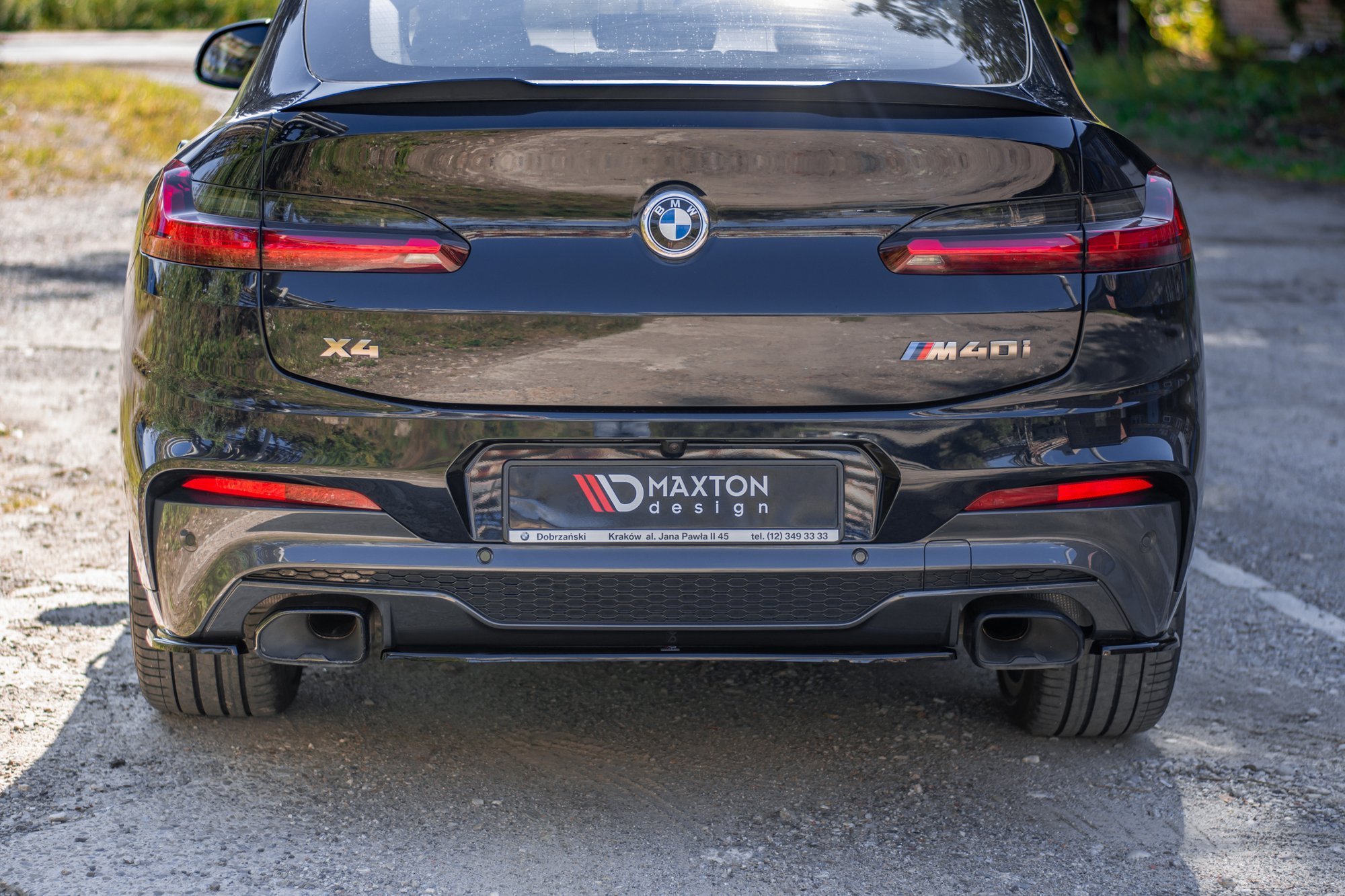 Central Rear Splitter BMW X4 M40i G02 - 4