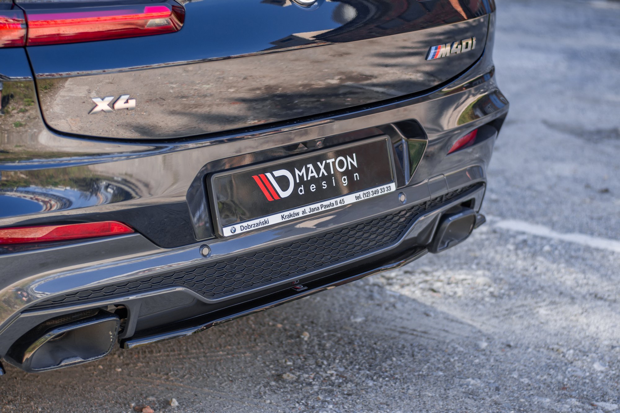 Central Rear Splitter BMW X4 M40i G02 - 2