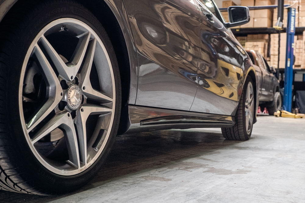 AGENCY POWER KOLFIBER SIDOKJOLAR COVERS MERCEDES-BENZ CLA250 14-15 - 4