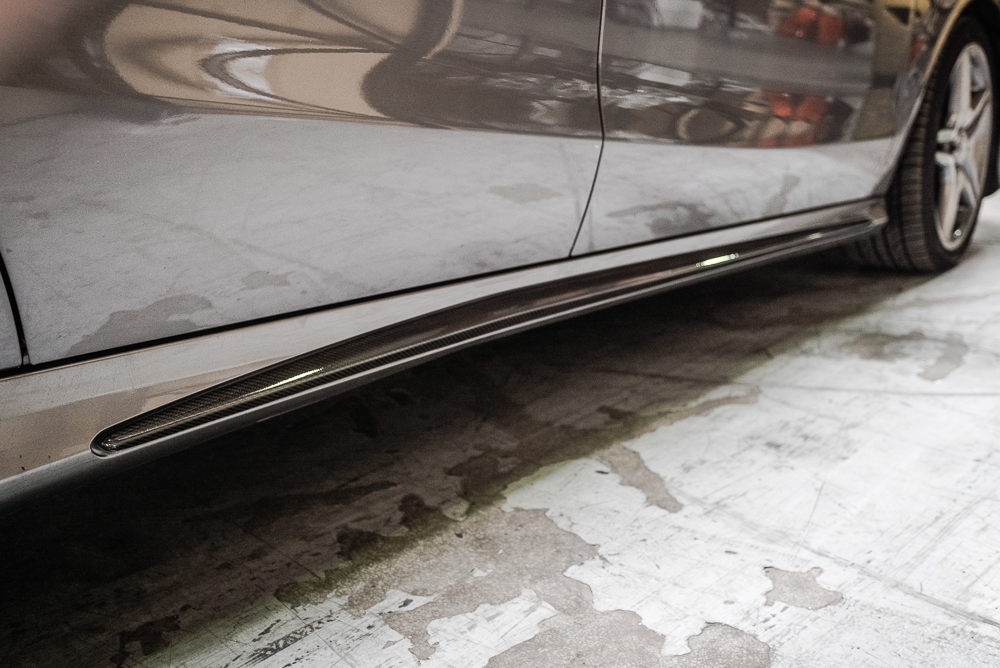 AGENCY POWER KOLFIBER SIDOKJOLAR COVERS MERCEDES-BENZ CLA250 14-15 - 3