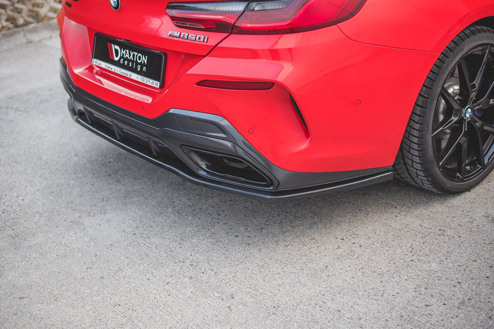 Central Rear Splitter BMW 8 Coupe M-Pack G15 (2018-) - 3