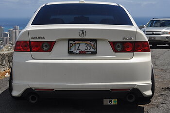 HONDA ACCORD 06-08 (FACELIFT) A-SPEC STYLE REAR BUMPER LIP