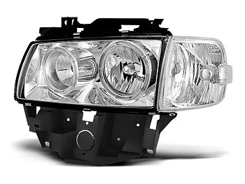 HEADLIGHTS VW T4 08.96-03.03 BUS ANGEL EYES CHROME