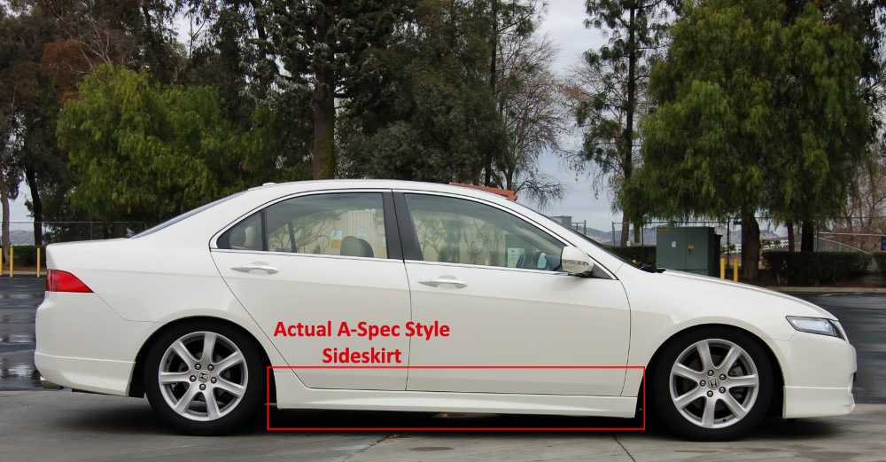 HONDA ACCORD 06-08 (FACELIFT) A-SPEC STIL 4-DELAR BODYKIT - 6
