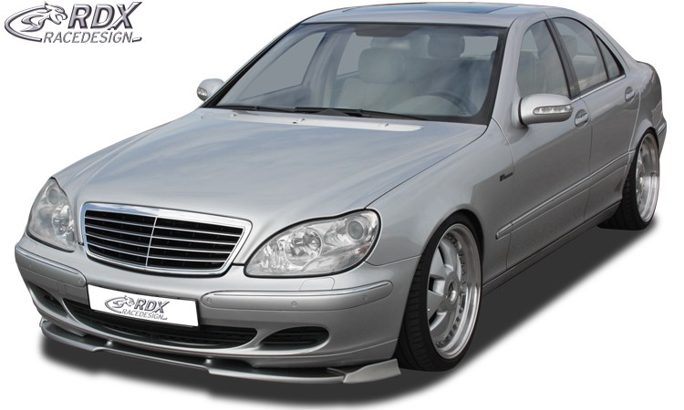 FRONT SPOILER VARIO-X MERCEDES S-CLASS W220 2002+ FRONT LIP SPLITTER - 2