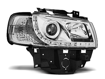HEADLIGHTS VW T4 08.96-03.03 BUS DAYLIGHT CHROME