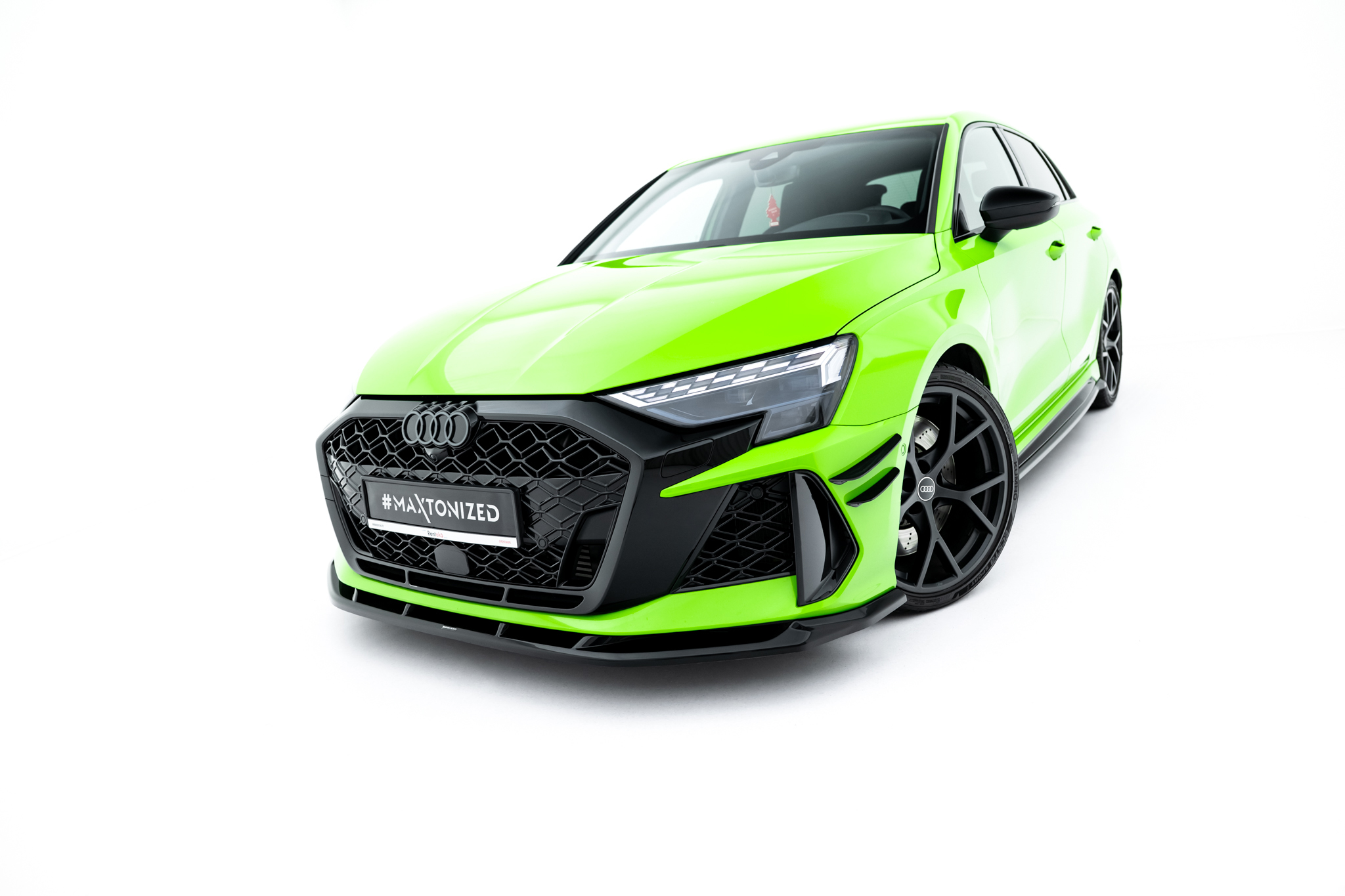 FRONT SPLITTER V.1 SUITABLE FOR AUDI RS3 SPORTBACK 8Y FACELIFT – MAXTON DESIGN - 3