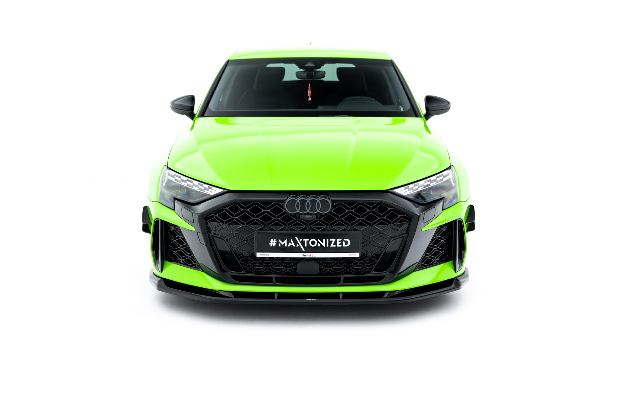 FRONT SPLITTER V.1 SUITABLE FOR AUDI RS3 SPORTBACK 8Y FACELIFT – MAXTON DESIGN - 2