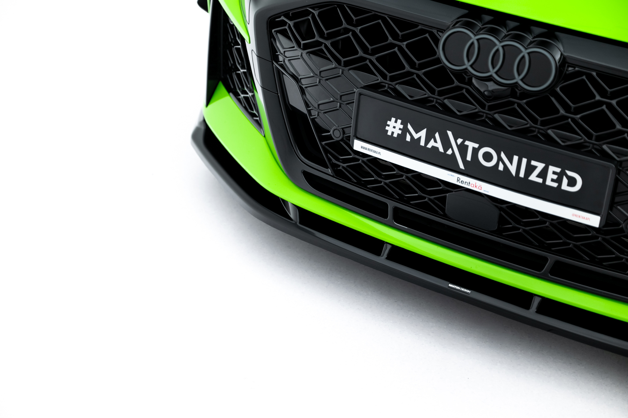 FRONT SPLITTER V.1 SUITABLE FOR AUDI RS3 SPORTBACK 8Y FACELIFT – MAXTON DESIGN - 4