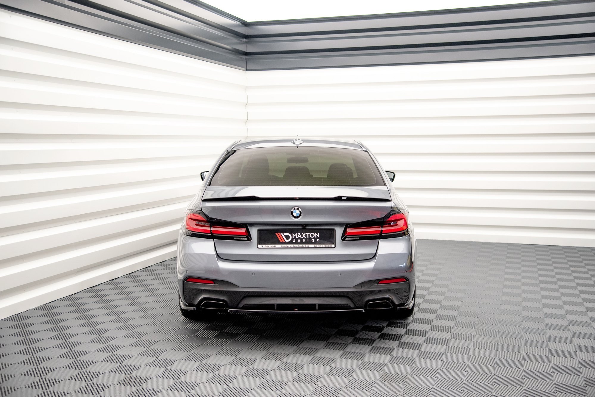 Central Rear Splitter BMW 5 G30 Facelift M-Pack (2020-) - 2